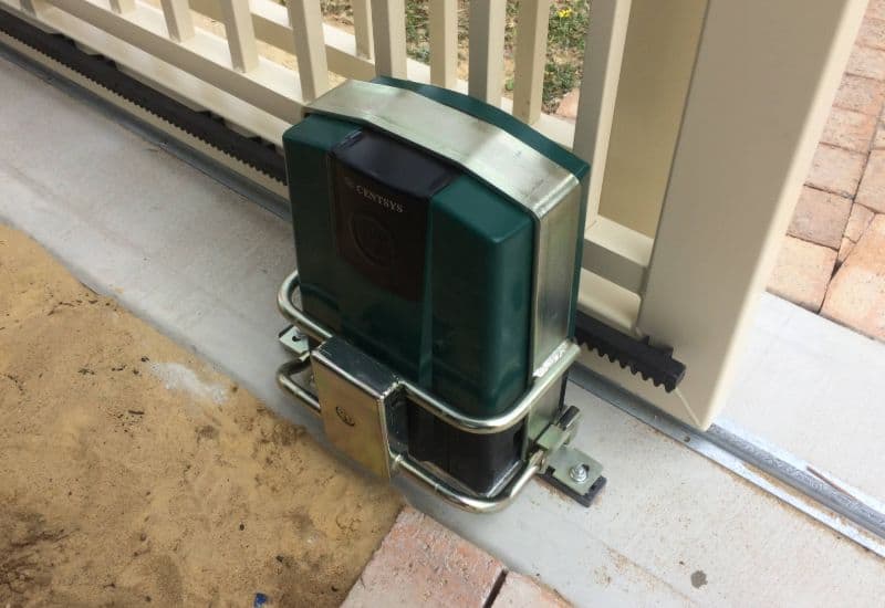 gate motor installed with security burglar proof gp gate motors 1