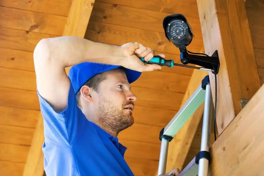 home security camera installation